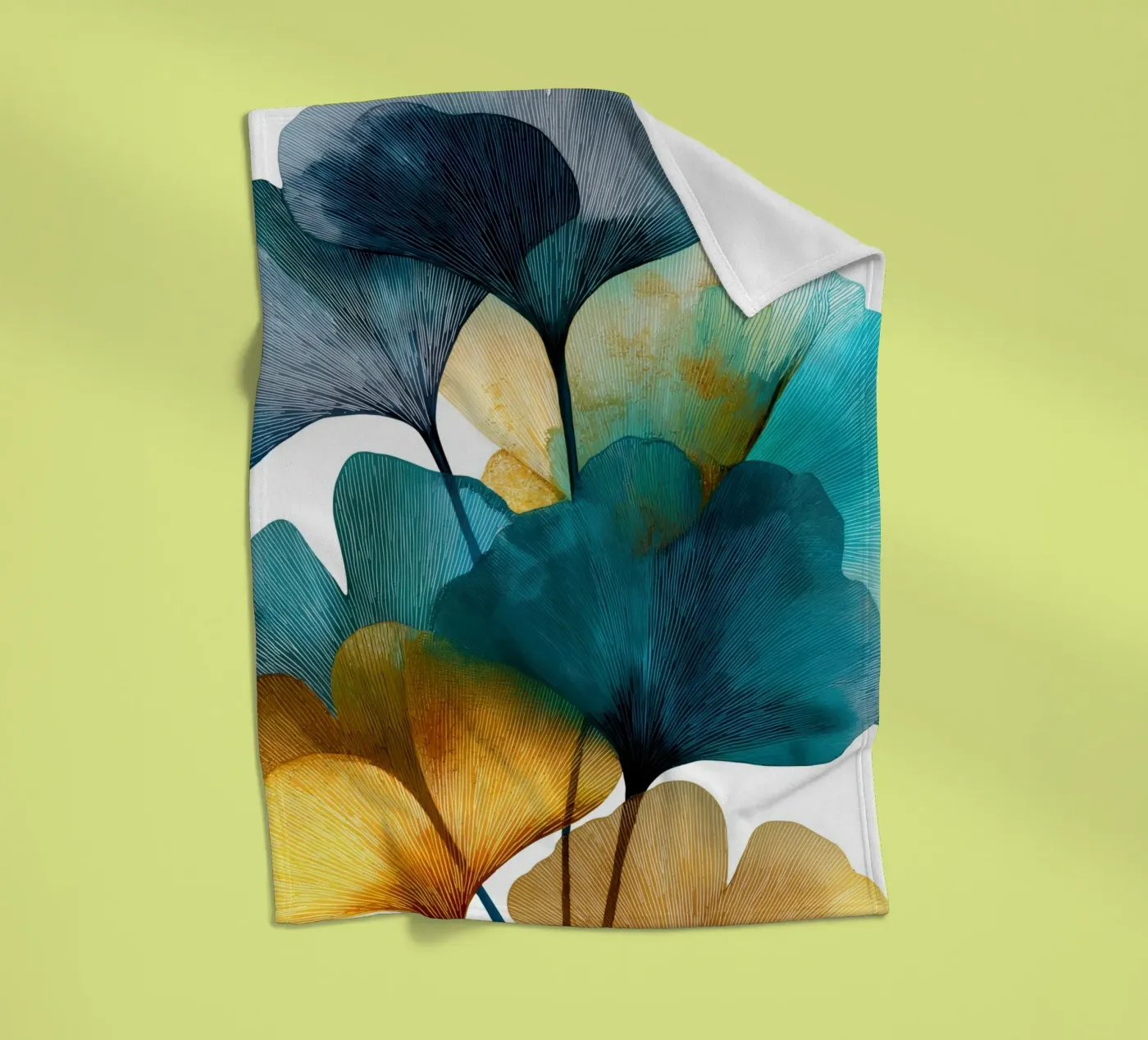 Blumen Fleecedecke von Pictura