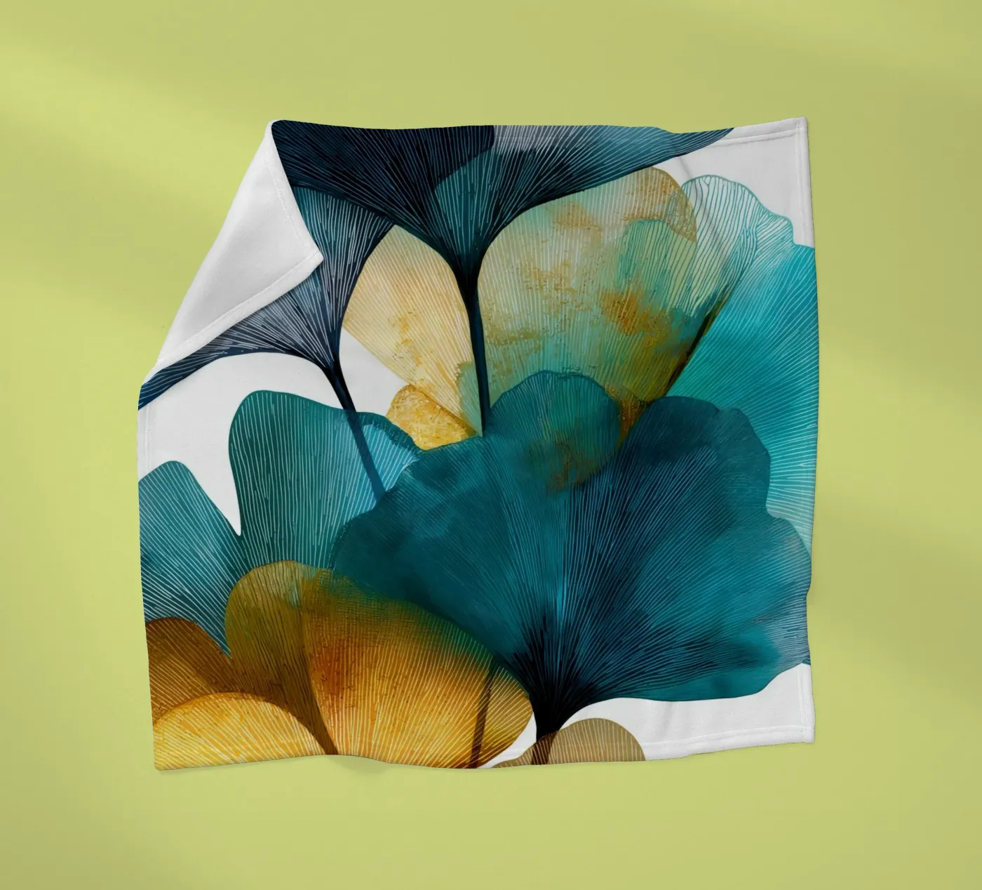 Blumen Fleecedecke von Pictura