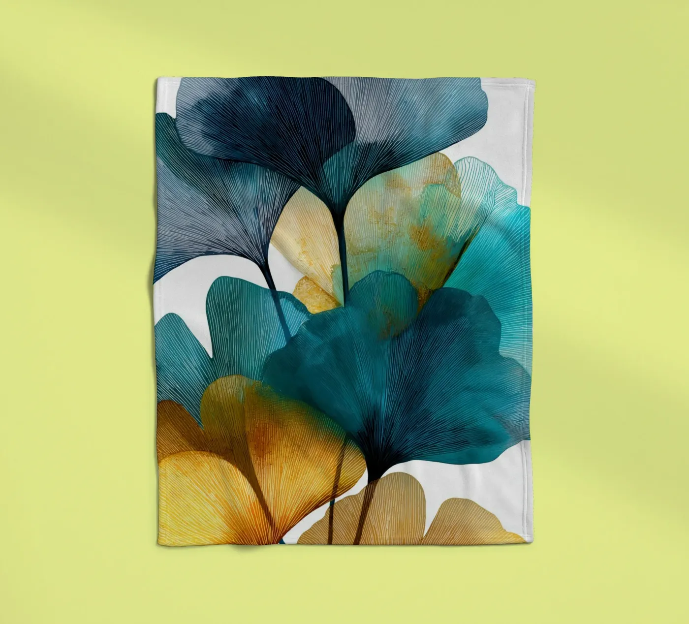 Blumen Fleecedecke von Pictura