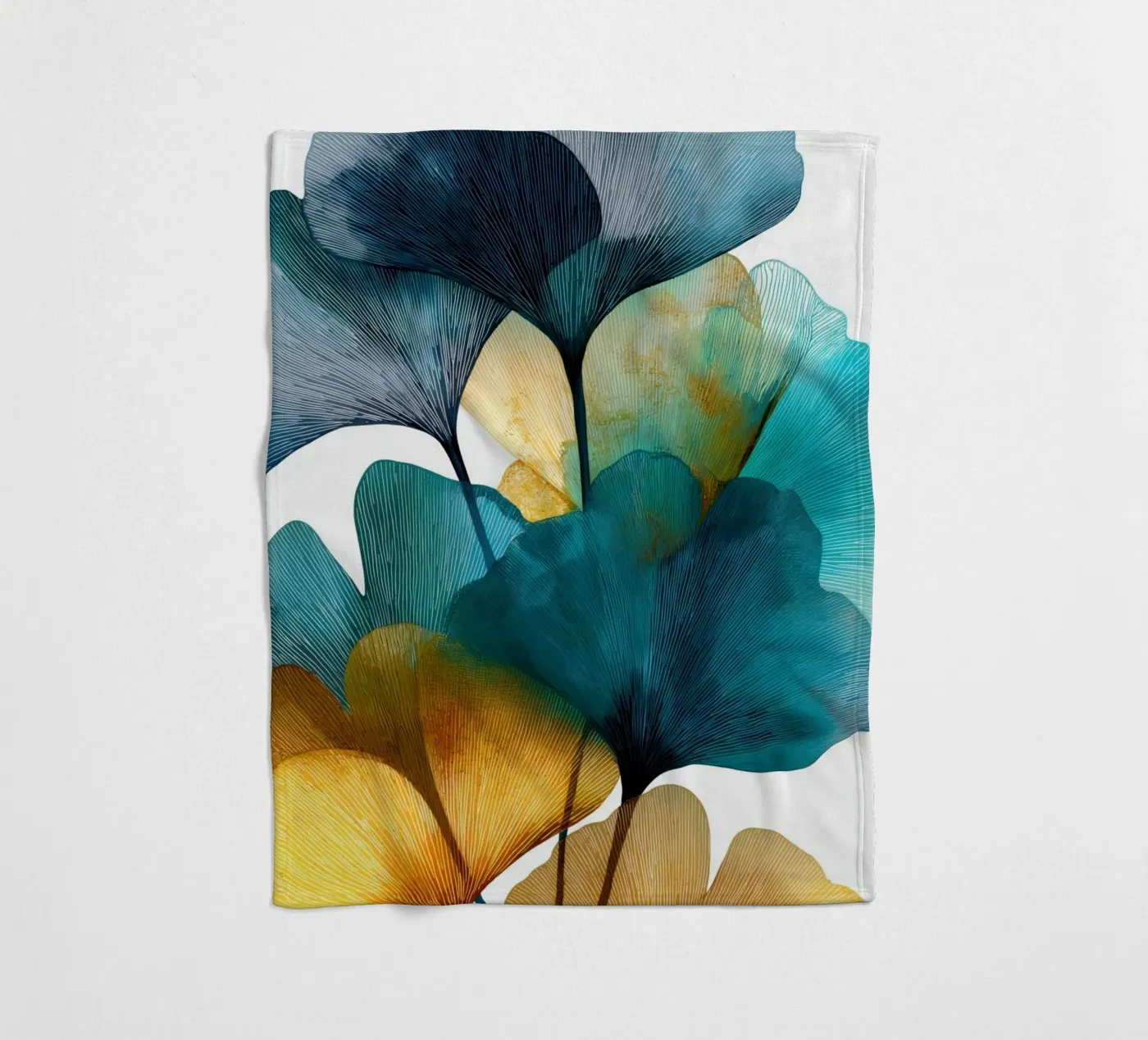 Blumen Fleecedecke von Pictura