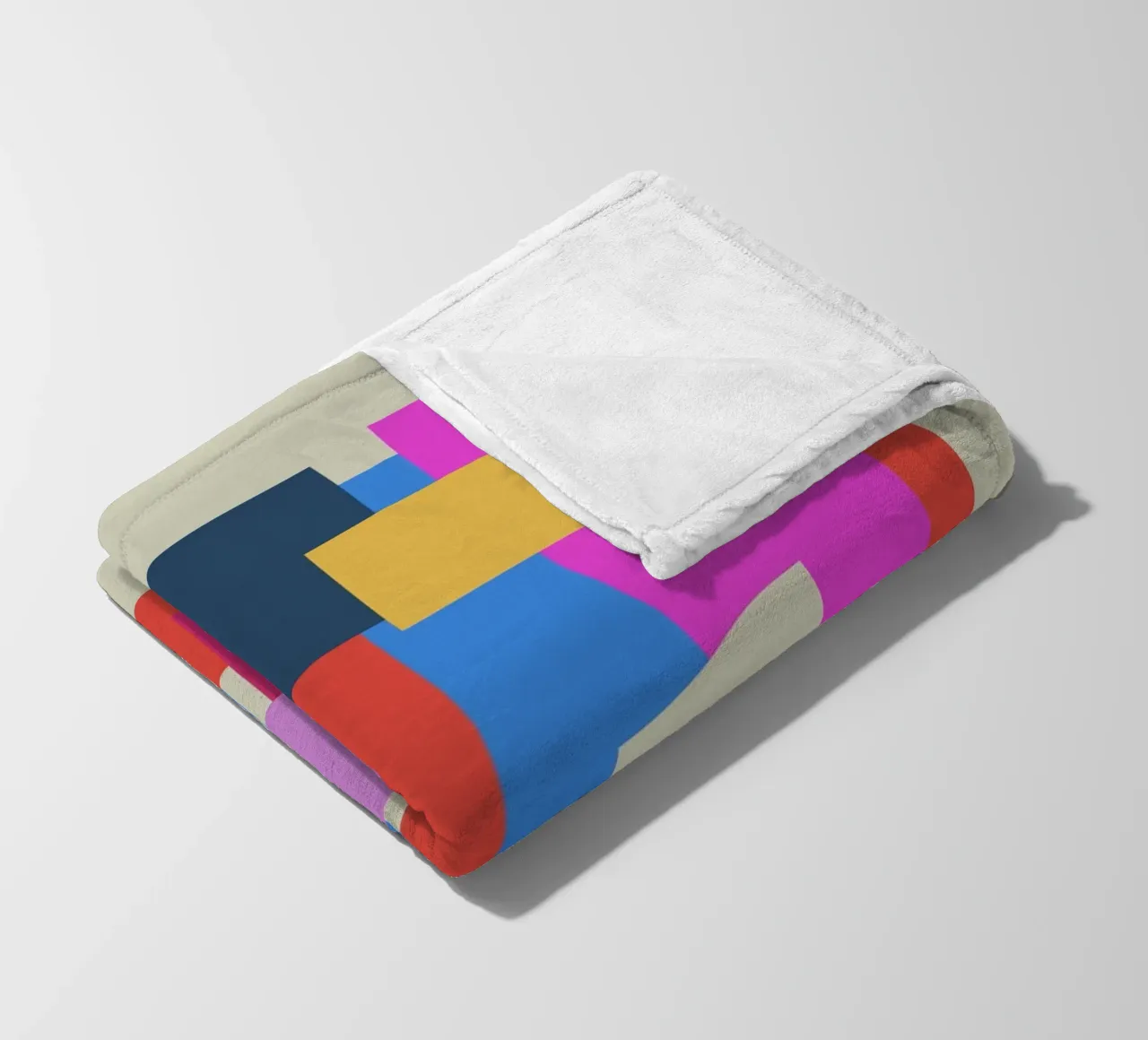 Bunte Quader coperta in pile da Nica Colorie
