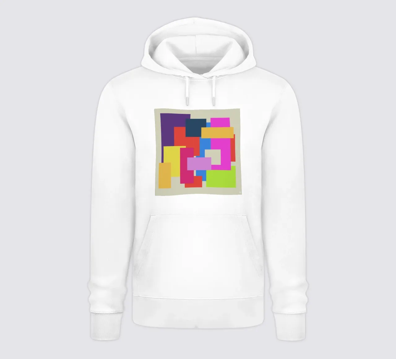 Bunte Quader felpa con cappuccio da Nica Colorie