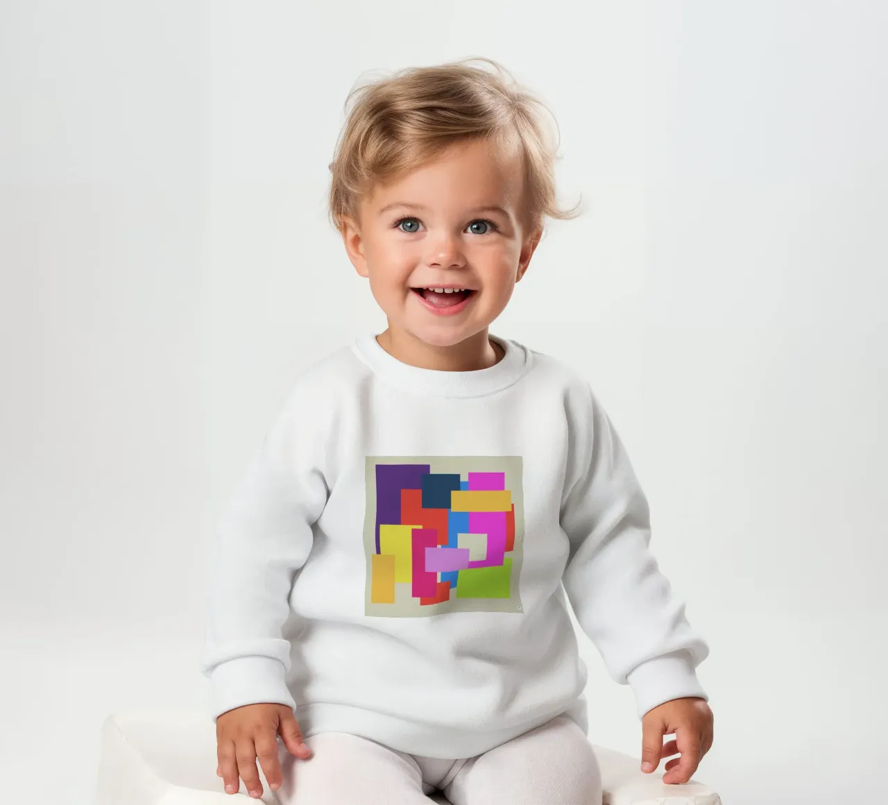 Bunte Quader felpa neonato da Nica Colorie