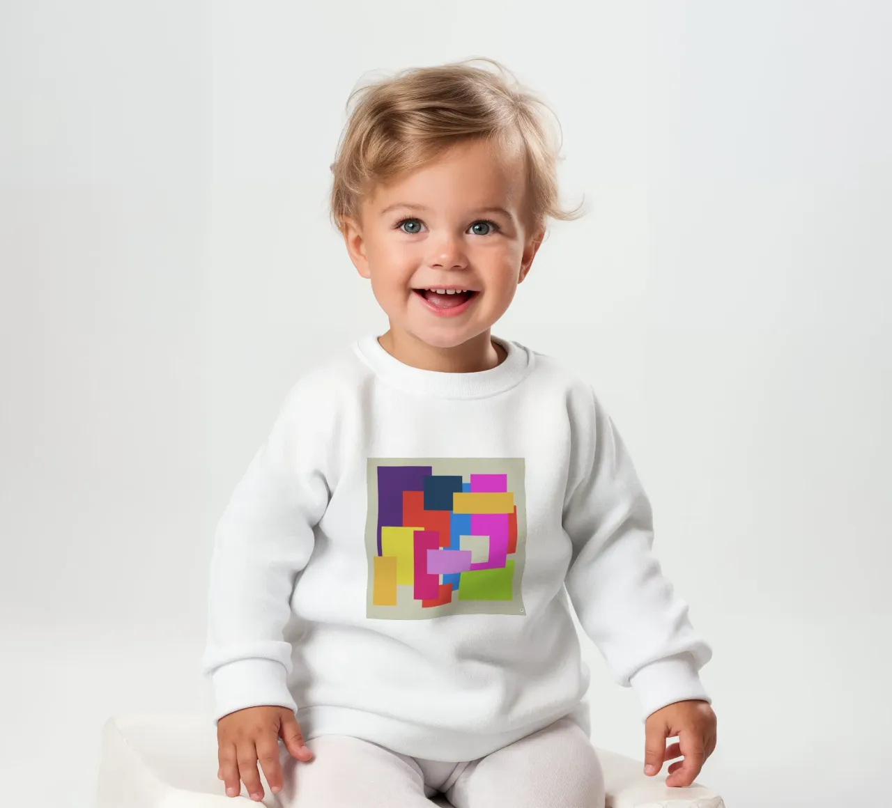 Bunte Quader felpa neonato da Nica Colorie