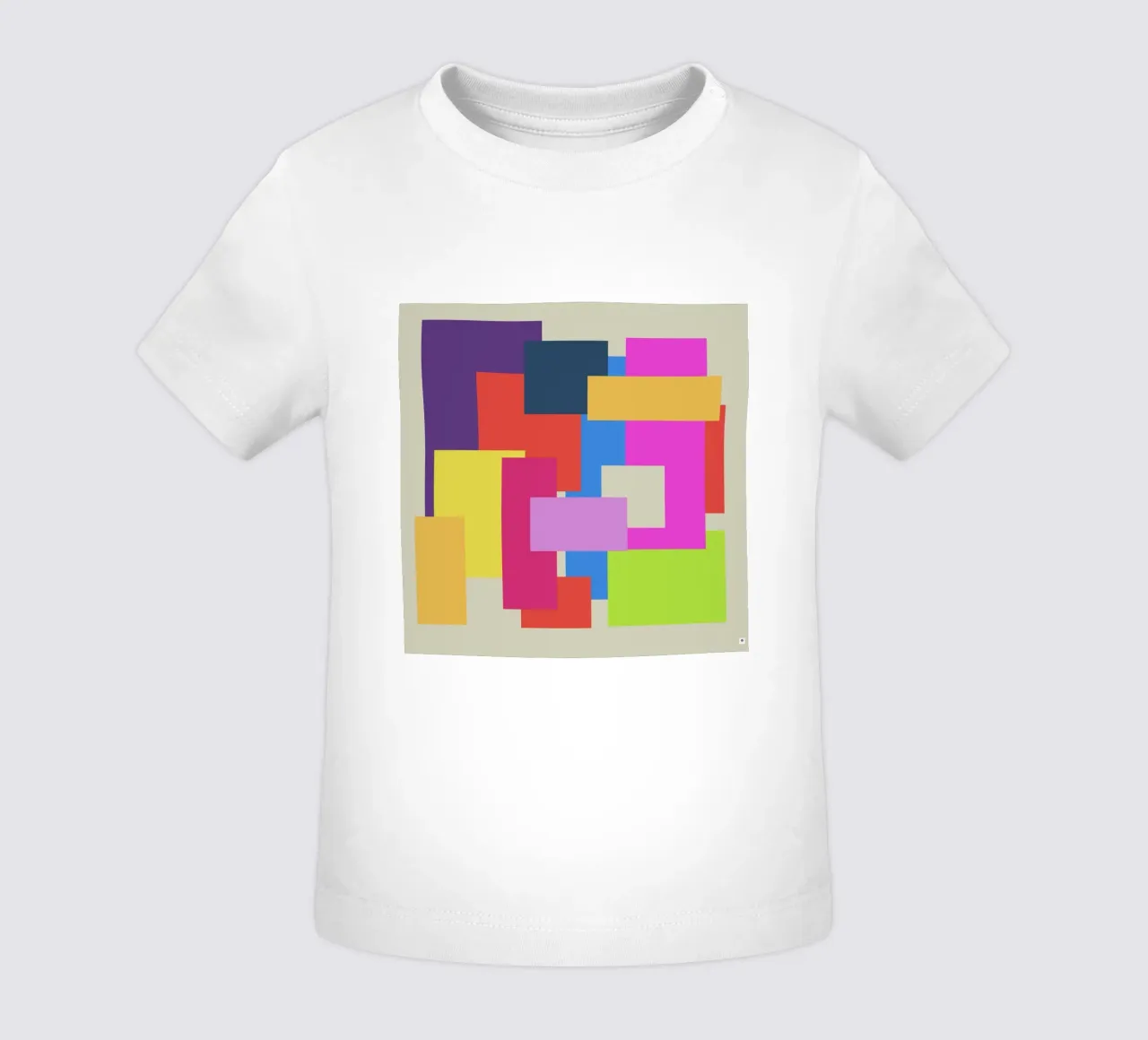 Bunte Quader maglietta neonato da Nica Colorie