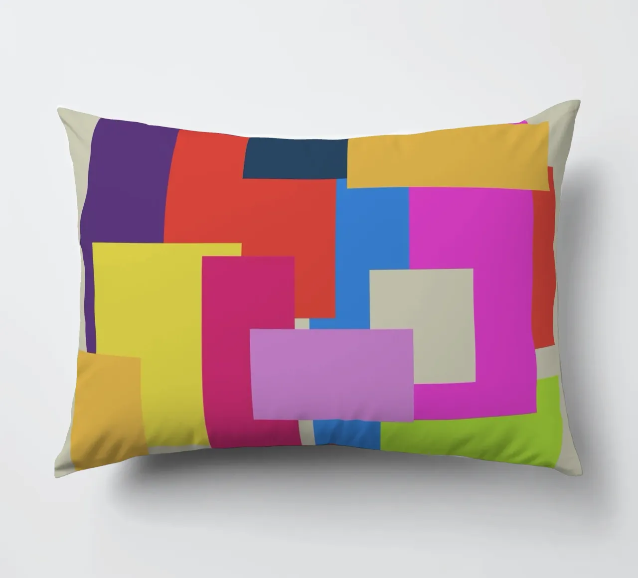 Bunte Quader cuscino da Nica Colorie