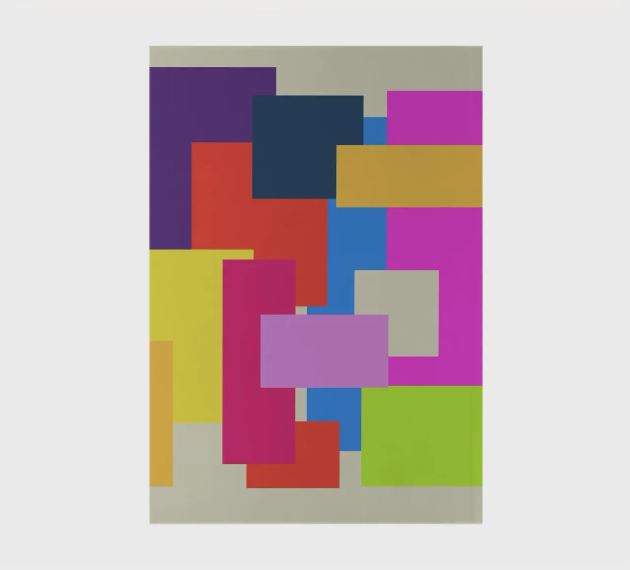 Colourful cuboids notebook by Nica Colorie