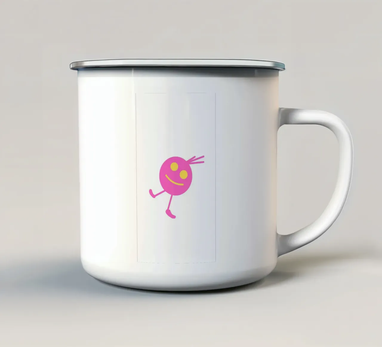 Pink mini tazza in smalto da Sunshine Design