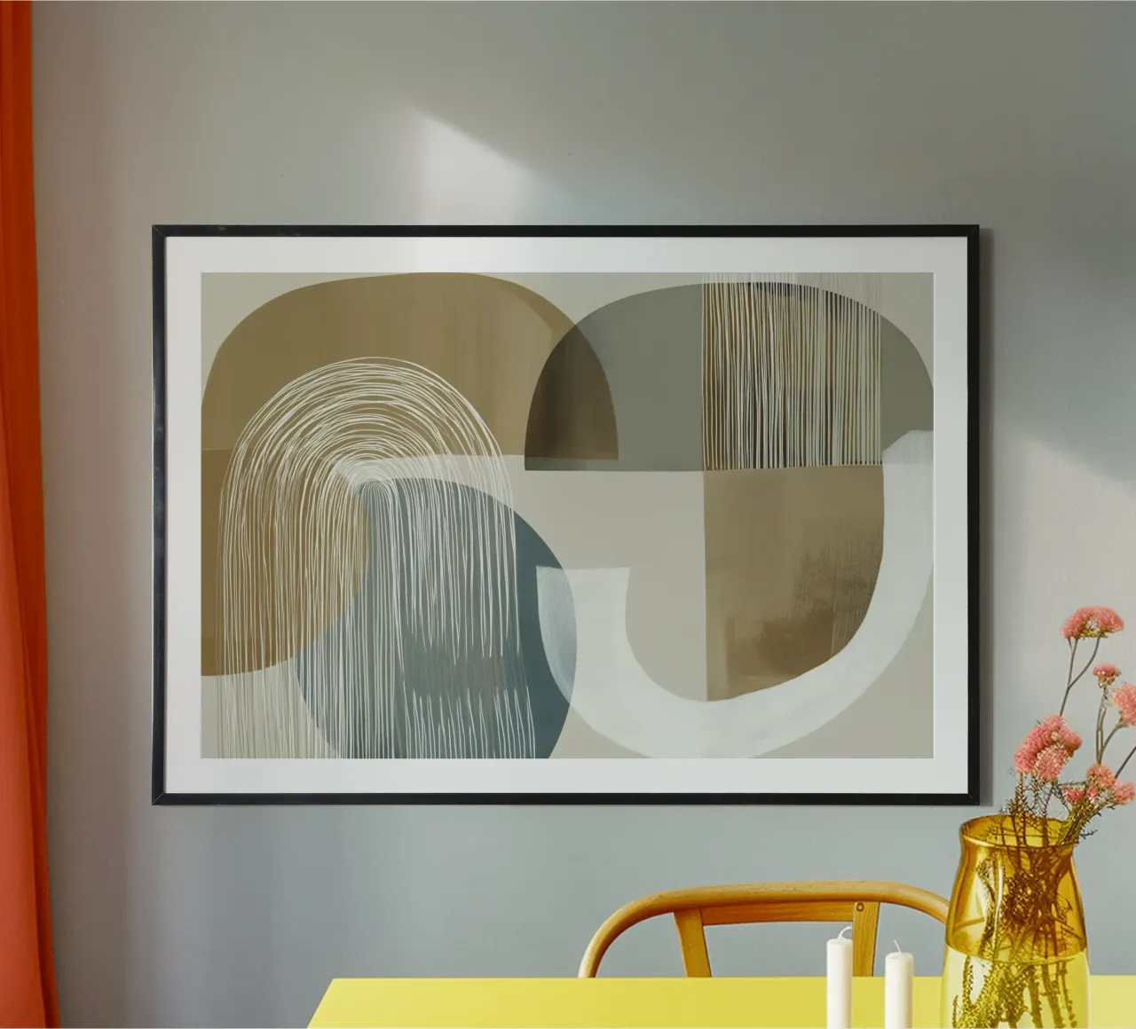 Pictura poster avec cadre en bois de Pictura