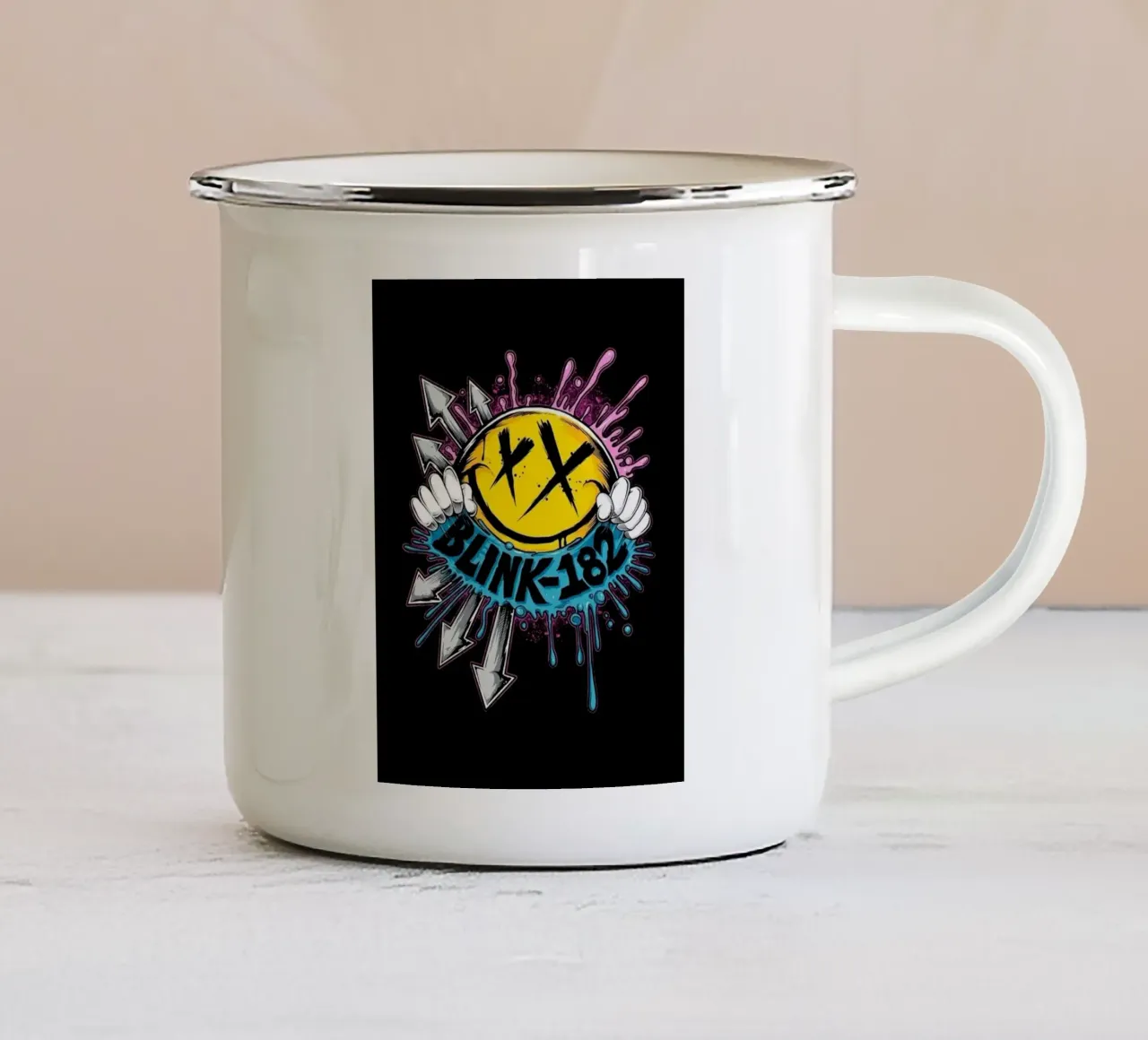Blink - 122 Arte tazza in smalto da music soul