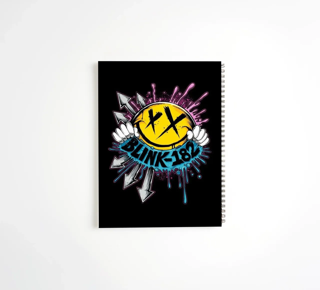 Blink - 122 Art spiral notebook by music soul