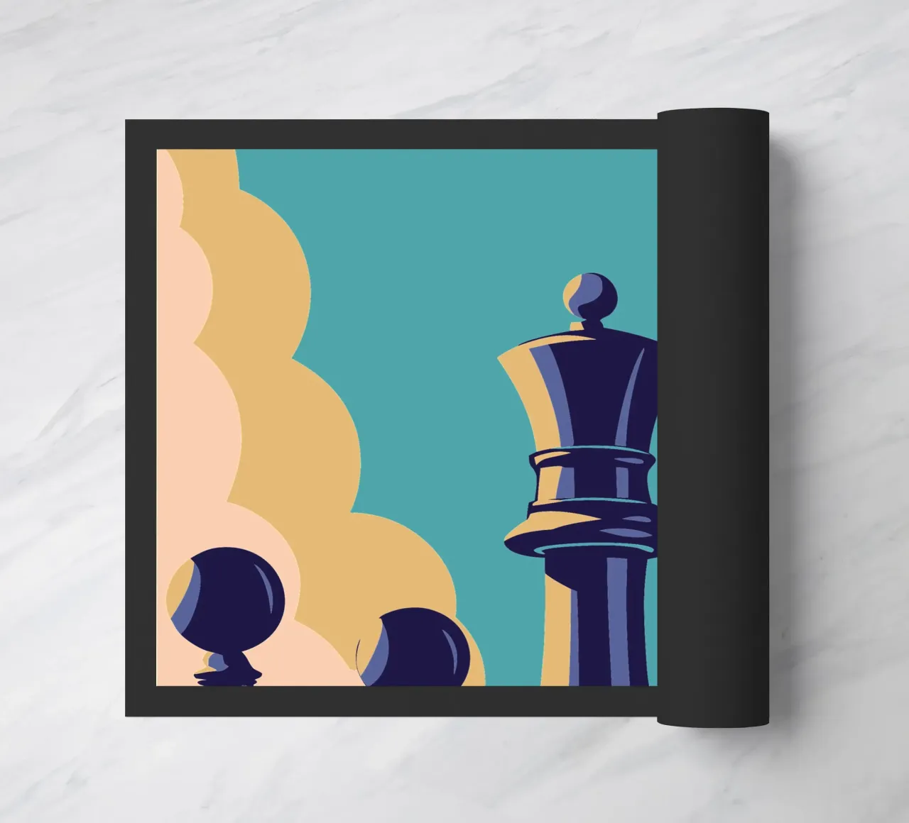 Playing Chess doormat by STORE PRESENCE