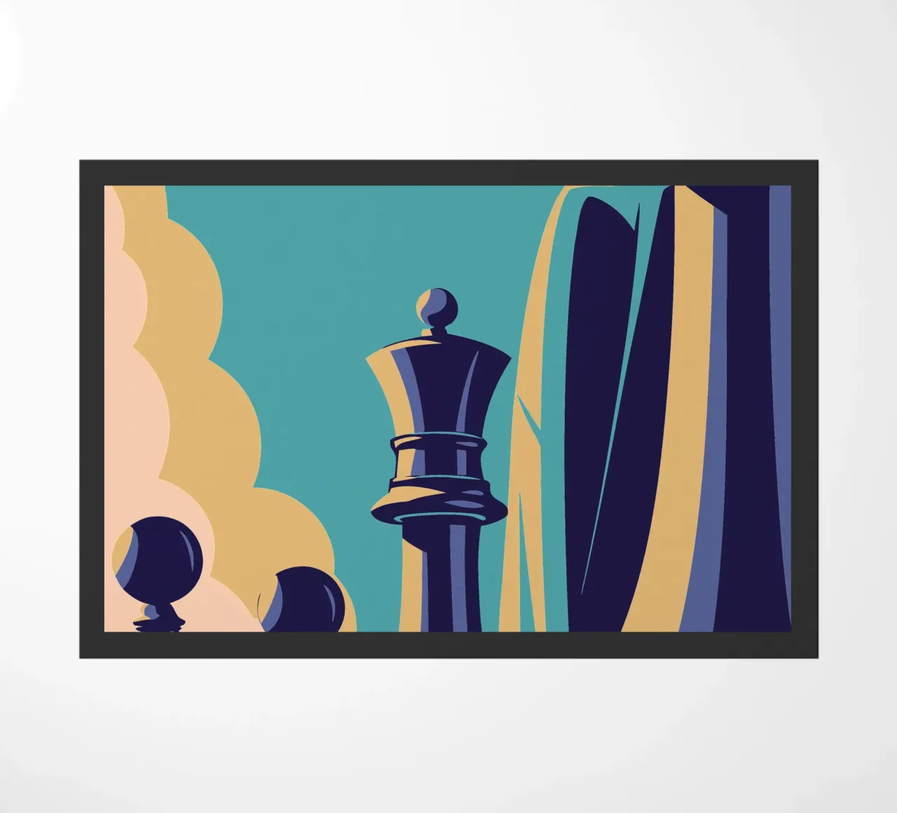 Playing Chess doormat by STORE PRESENCE