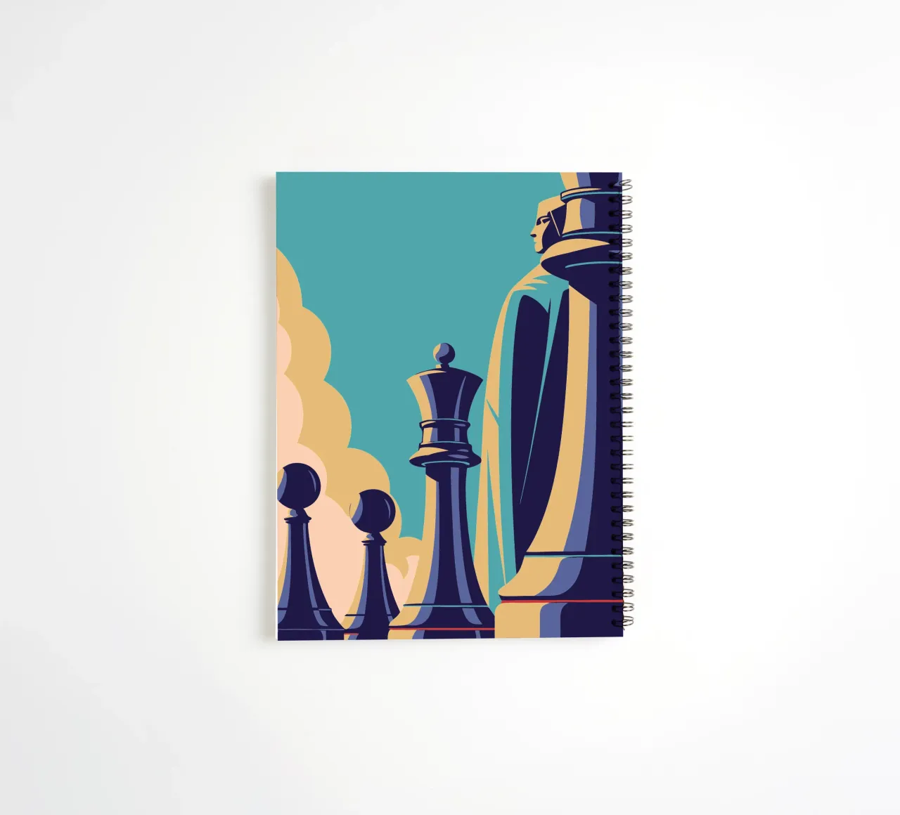 Playing Chess spiral notebook by STORE PRESENCE