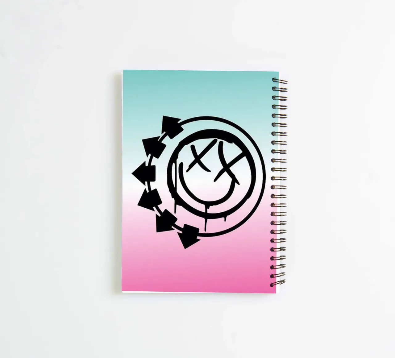 Flashing 182 1 type spiral notebook by music soul