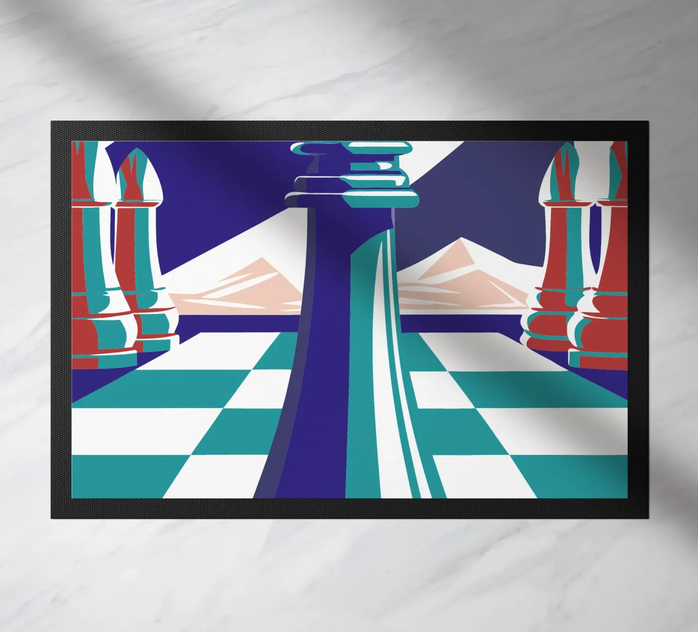 Schach spielen Fußmatte von STORE PRESENCE