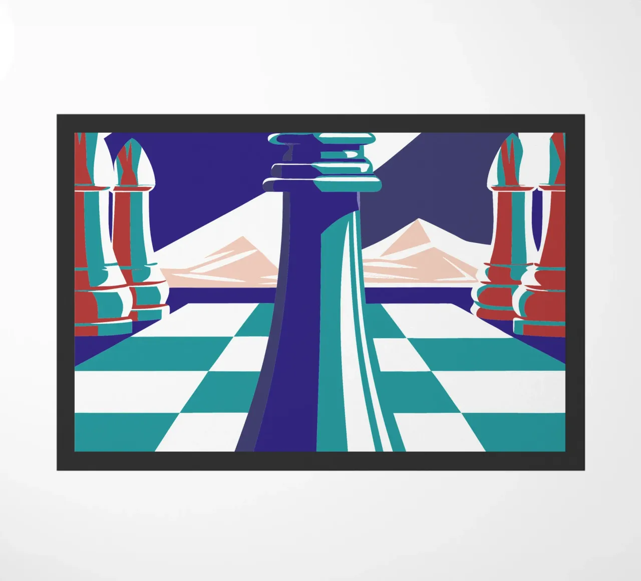 Playing Chess doormat by STORE PRESENCE