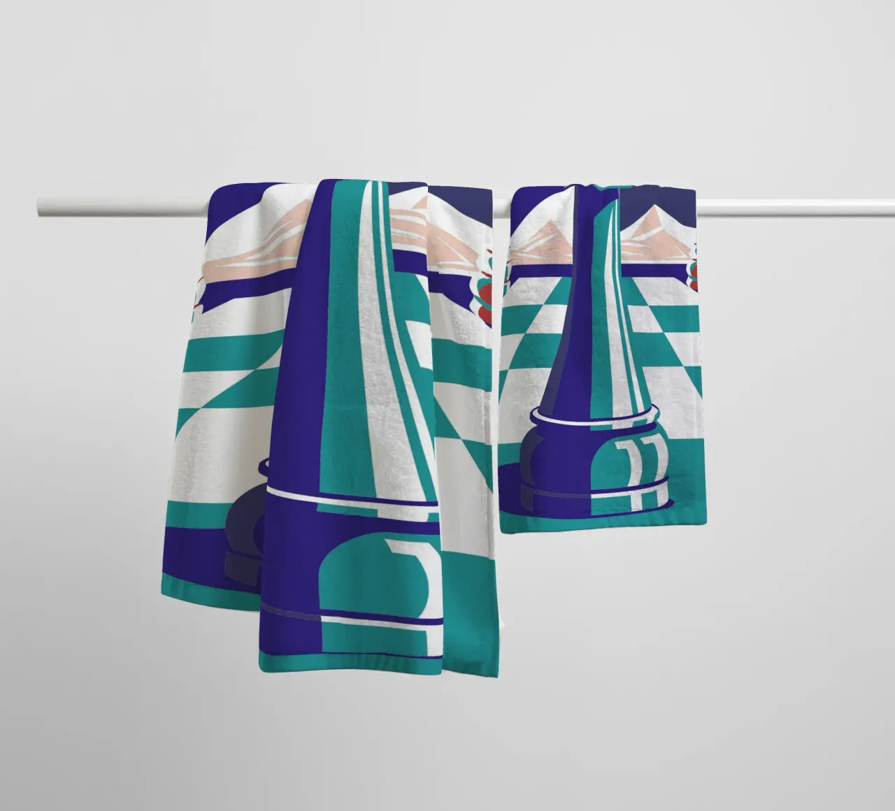 Playing Chess towel by STORE PRESENCE