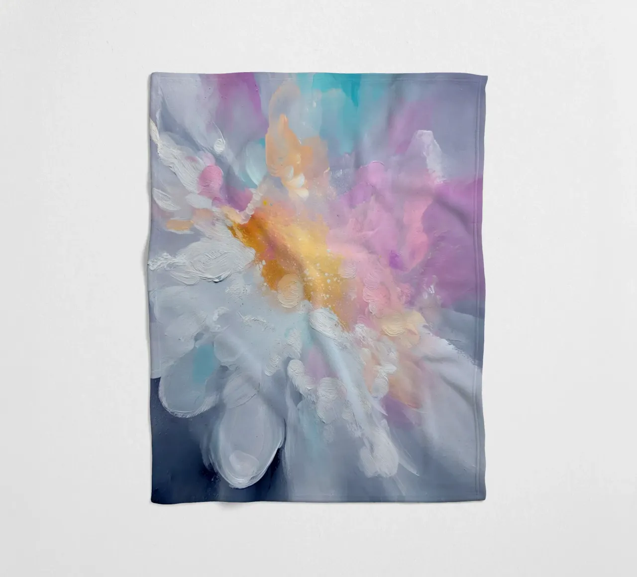 Gänseblümchen abstrakt Fleecedecke von Pictura
