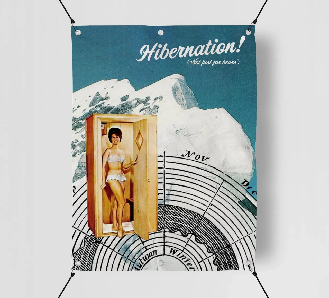 Hibernation! (Not just for Bears) telo in pvc da MsGonzalez