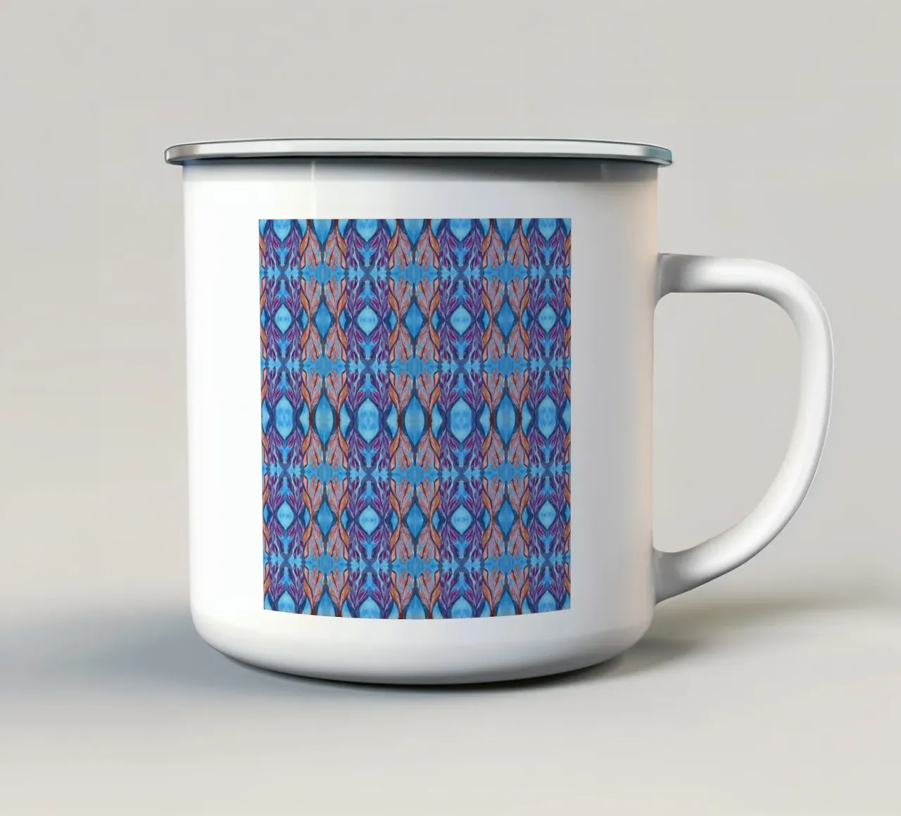 Muster Azur 2 tazza in smalto da Nica Colorie