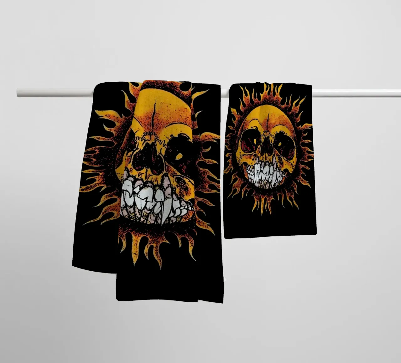 Metallichead Sunshine Art towel by music soul