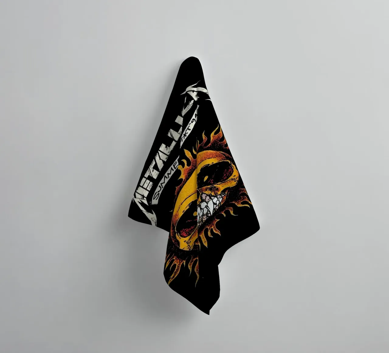 Metallichead Sunshine Art towel by music soul