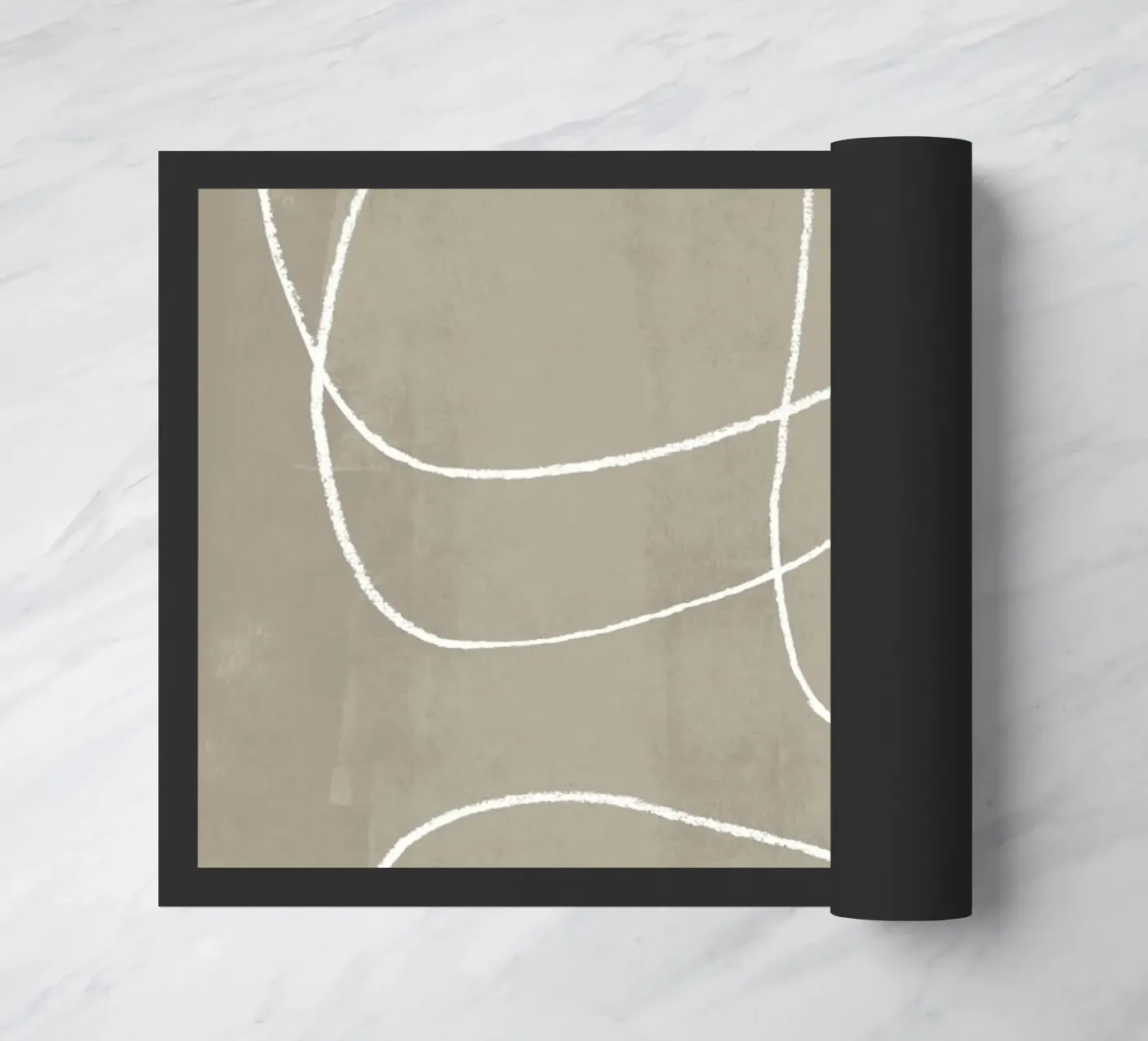 Pencil scribbles 3 doormat by NouveauPrints