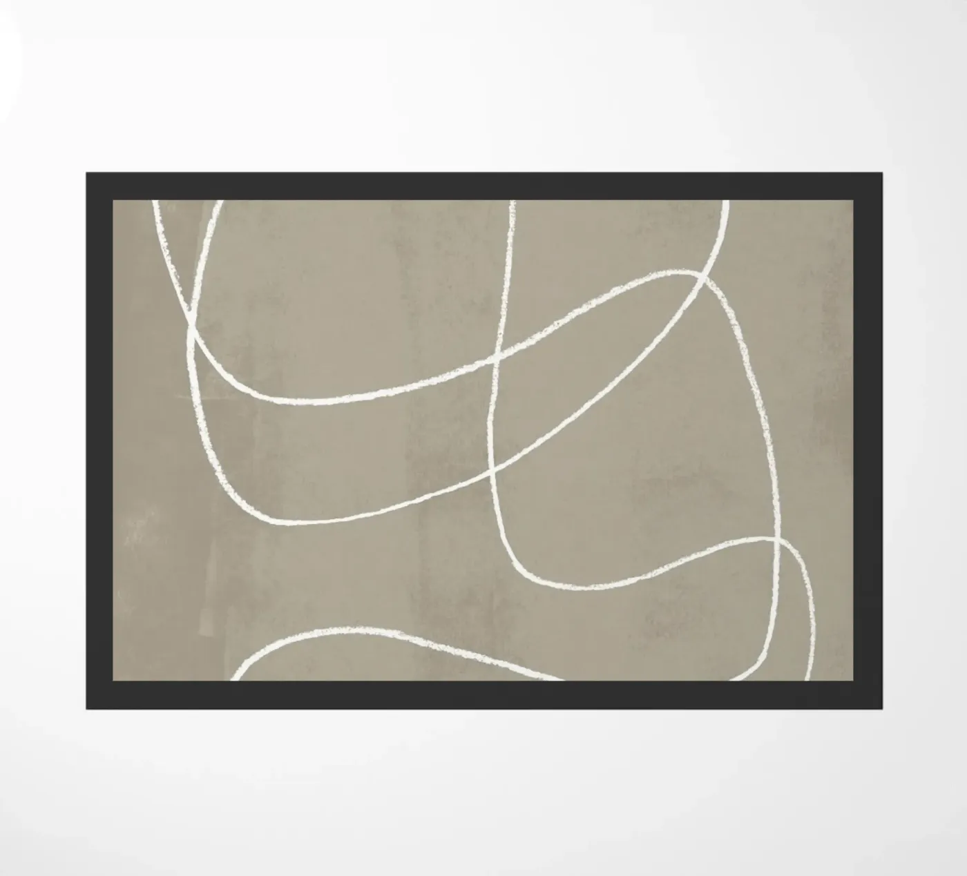 Pencil scribbles 3 doormat by NouveauPrints