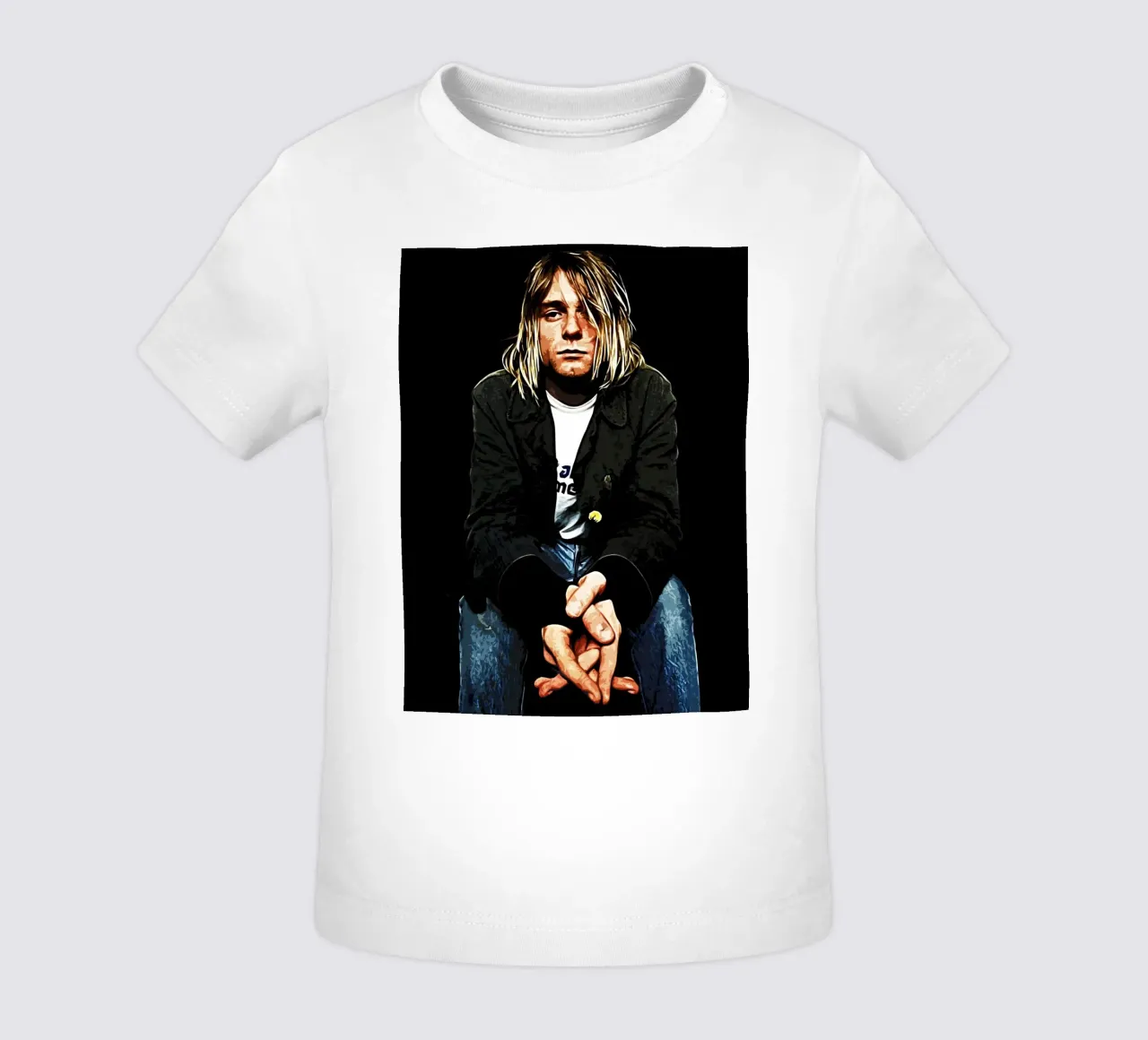 Nirvana Kurt Cobain 4 Art maglietta neonato da music soul