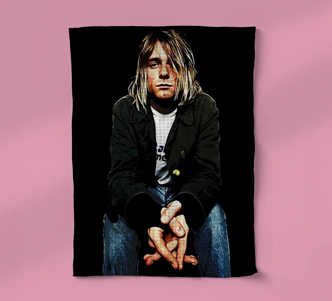 Nirvana Kurt Cobain 4 Art canovaccio da cucina da music soul