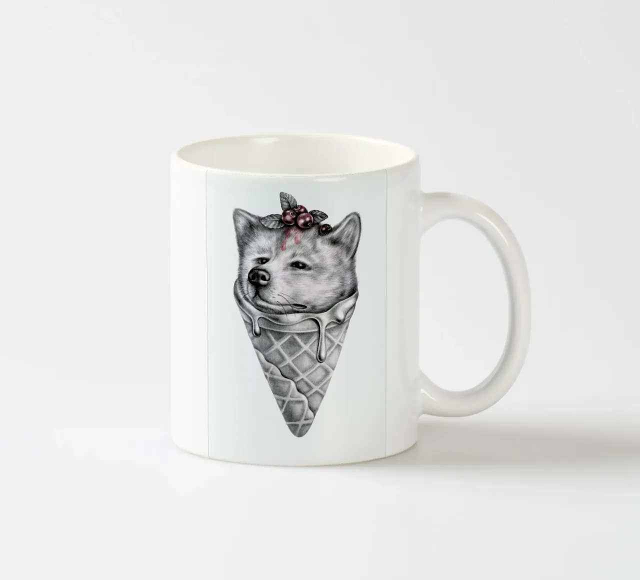 Ice cream tazza in ceramica da Maria Vdovichenko