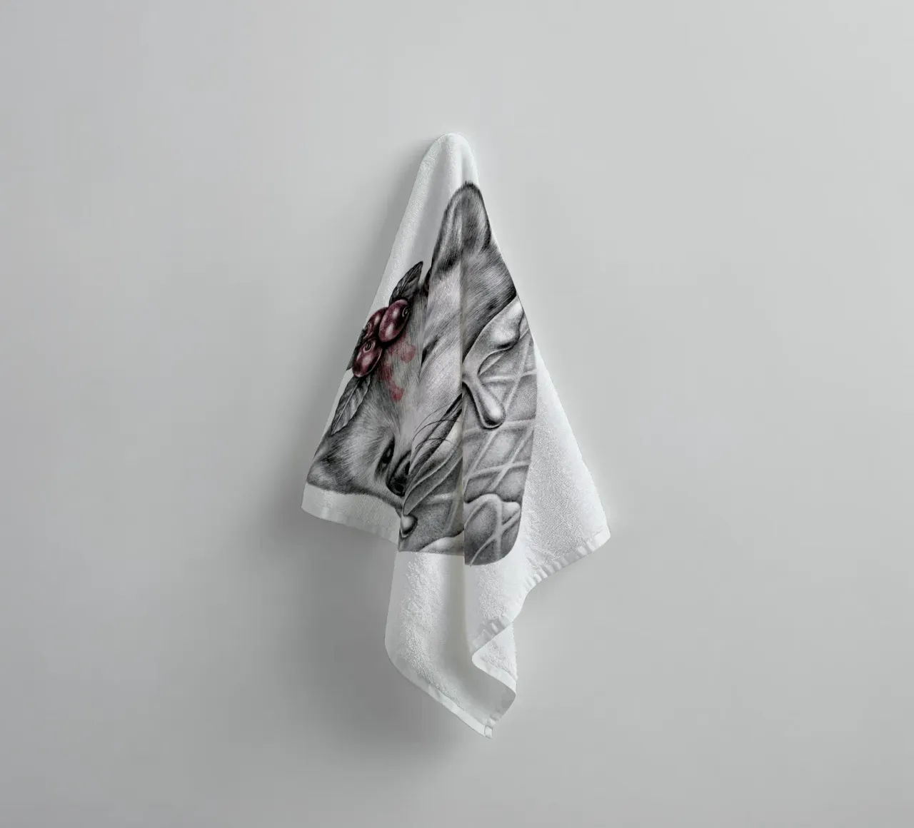 Ice cream towel by Maria Vdovichenko