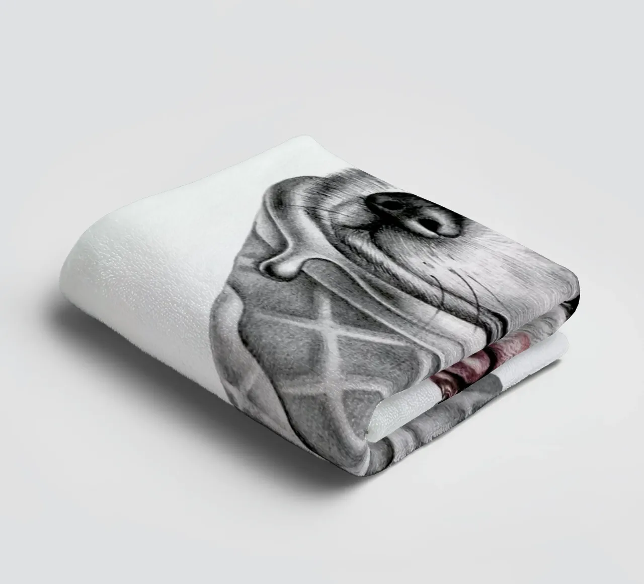 Ice cream towel by Maria Vdovichenko