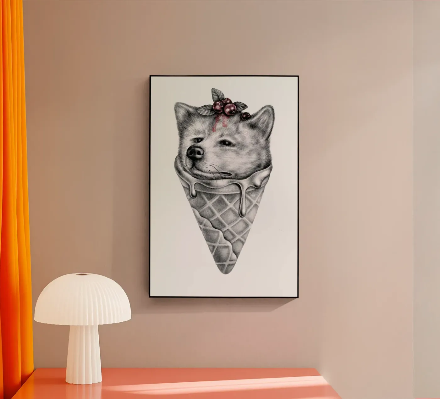Ice cream Acryl-Glas von Maria Vdovichenko