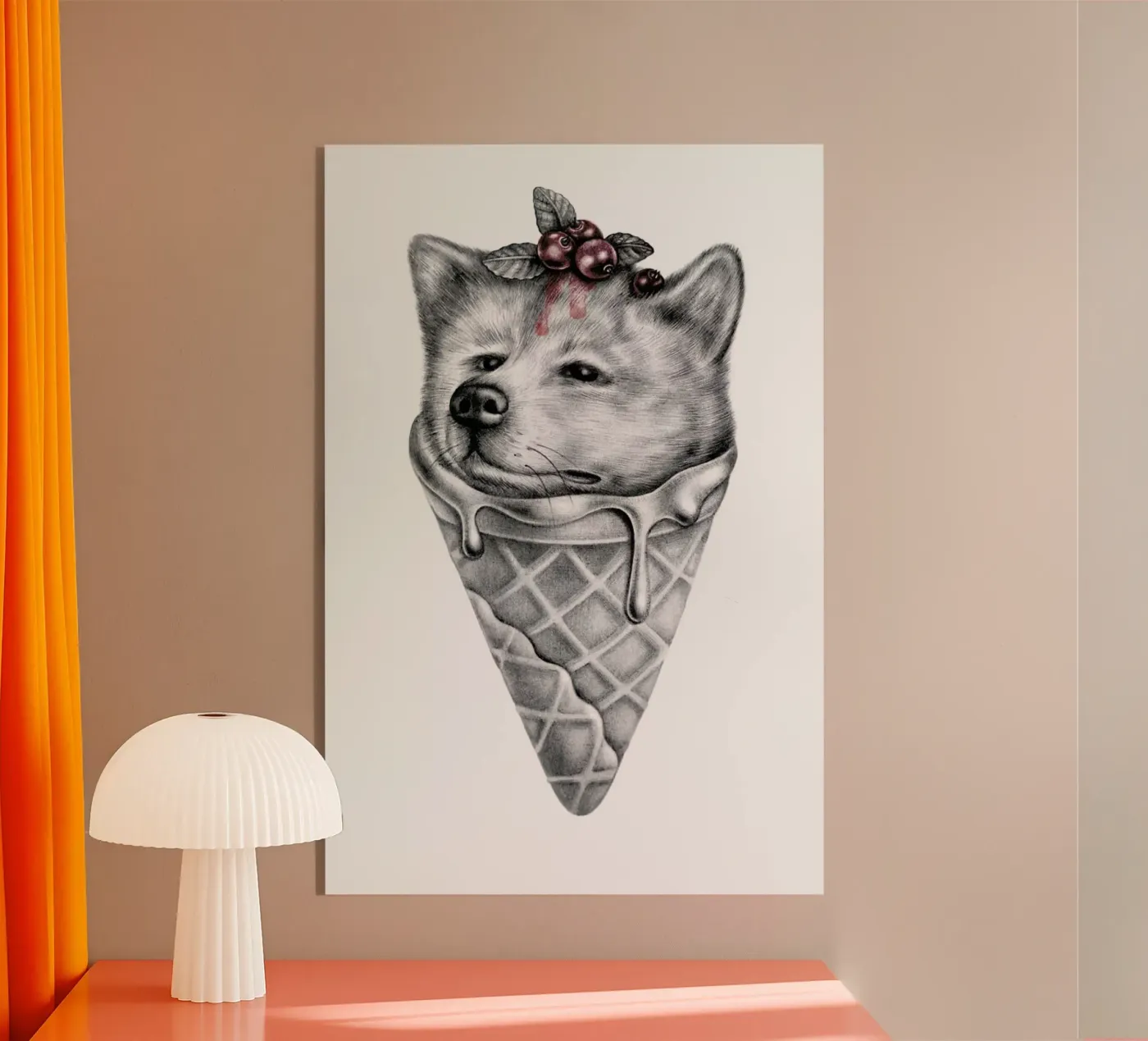 Ice cream Acryl-Glas von Maria Vdovichenko