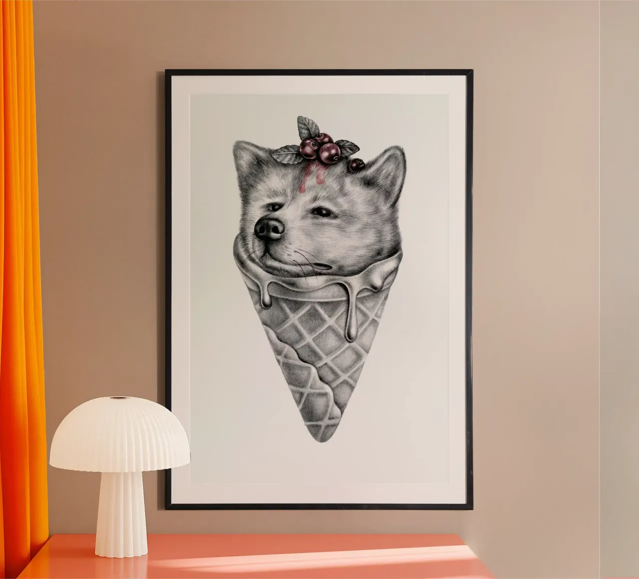 Ice cream carta hahnemühle da Maria Vdovichenko