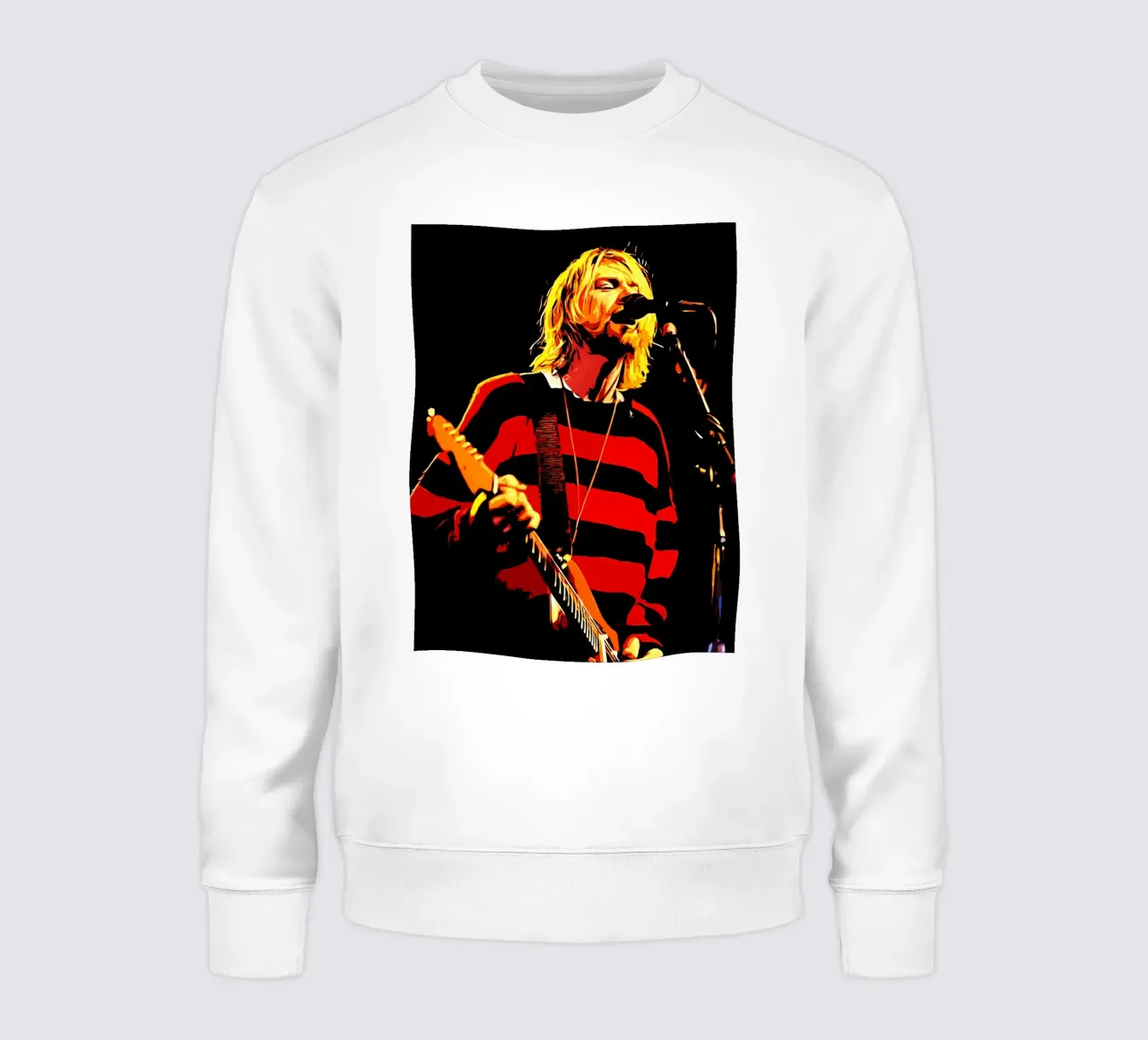 Nirvana Kurt Cobain 3 Arte felpa da music soul