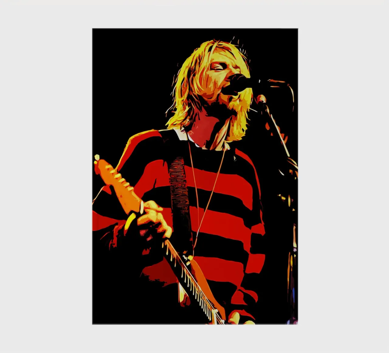 Nirvana Kurt Cobain 3 Art notebook by music soul