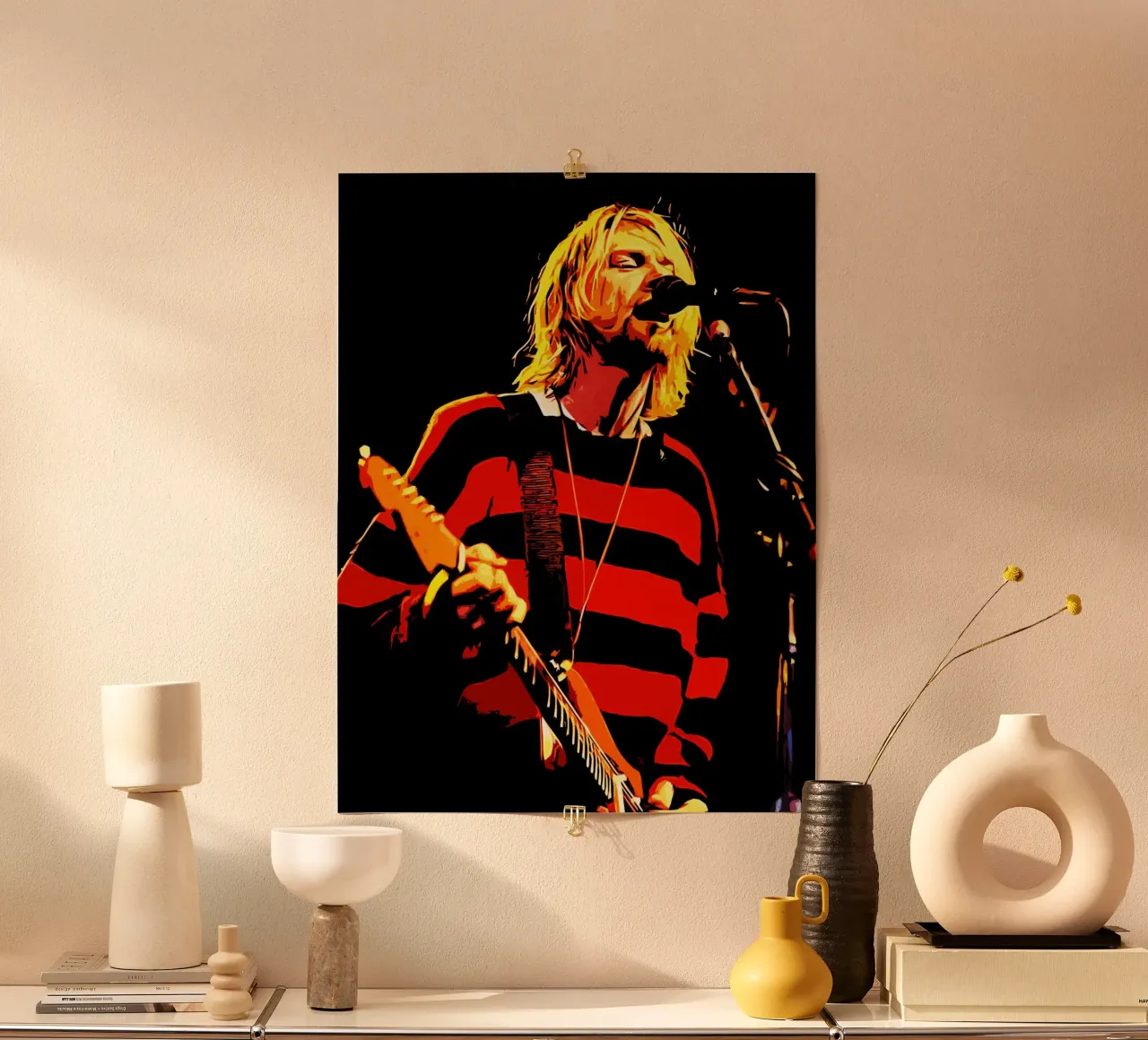 Nirvana kurt cobain 3 Kunst hahnemühle van music soul