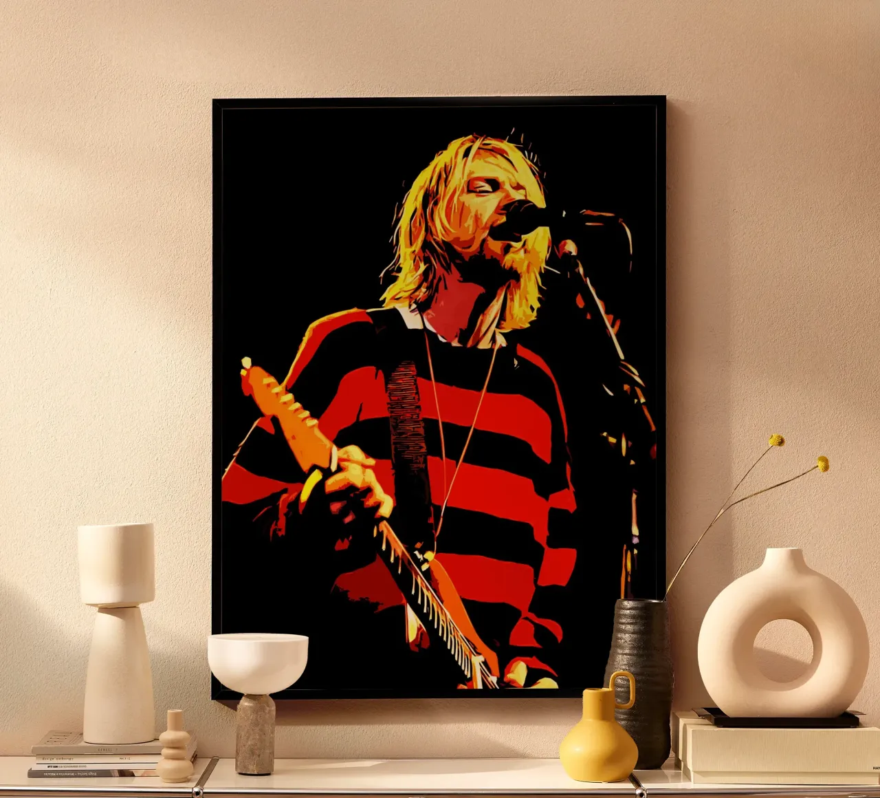 Nirvana kurt cobain 3 Kunst hahnemühle van music soul