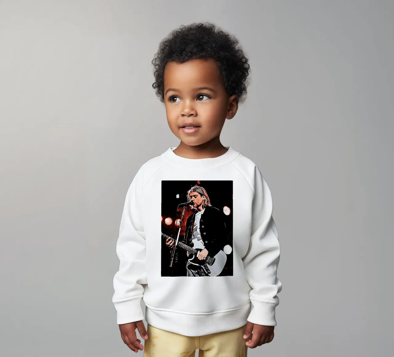 Nirvana kurt cobain 1 Arte felpa neonato da music soul