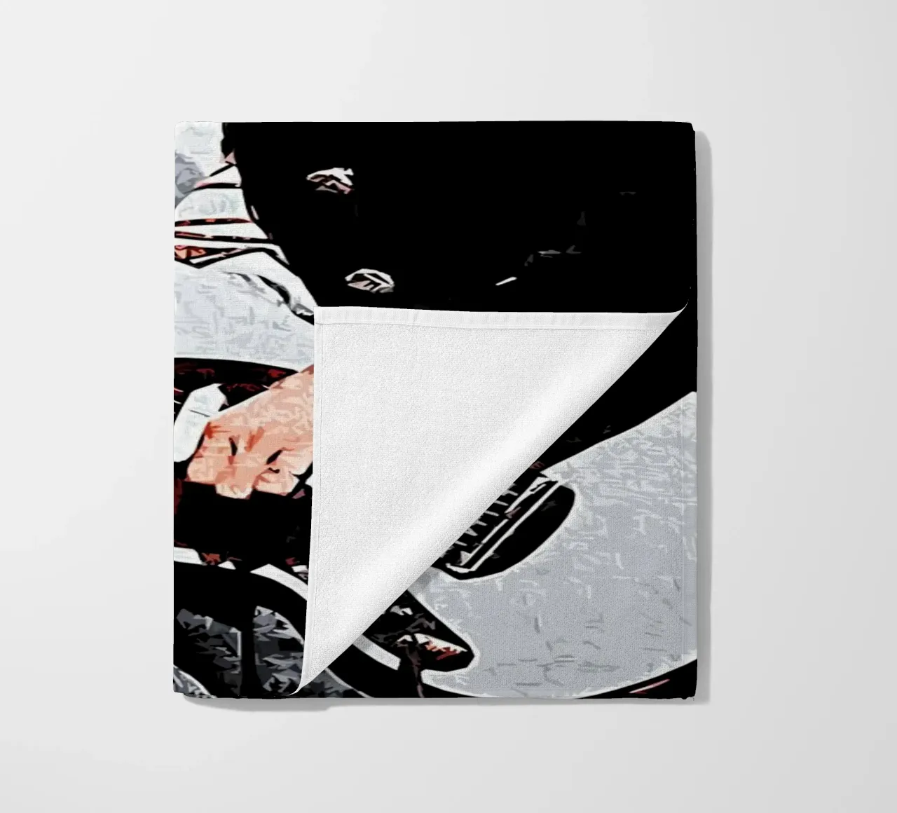 Nirvana kurt cobain 1 Art beach towel by music soul