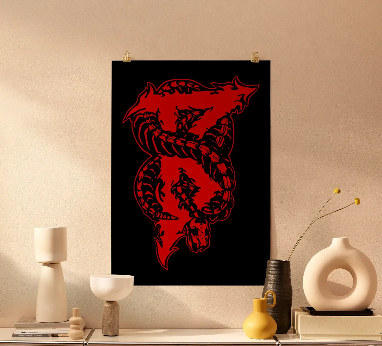 Logo Vintage Band Beartooth carta hahnemühle da https://www.juniqe.com/uk/shop/Henndraws