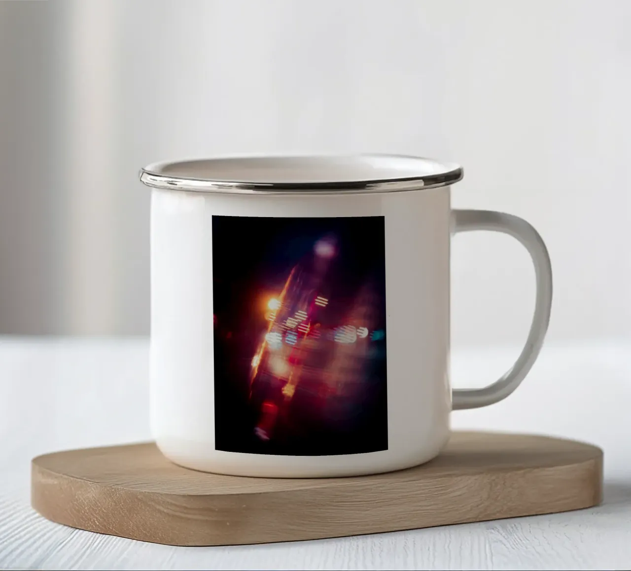 City Light one tazza in smalto da Flo Klein