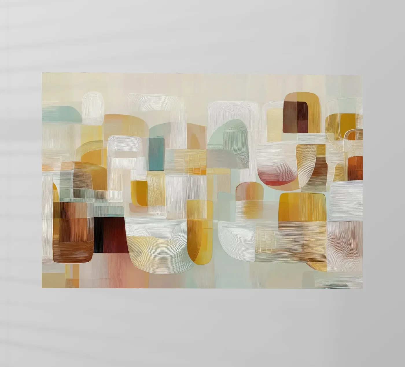 Abstract forms backlit folie van Pictura