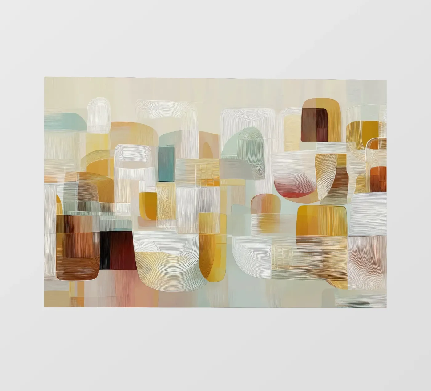 Abstract forms backlit folie van Pictura
