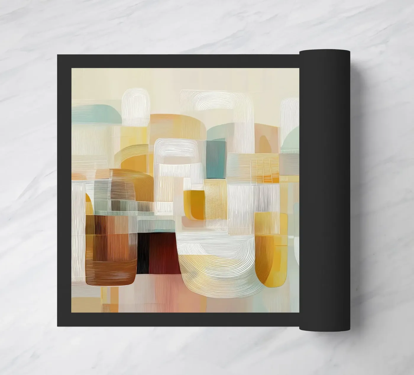 Abstract forms deurmat van Pictura
