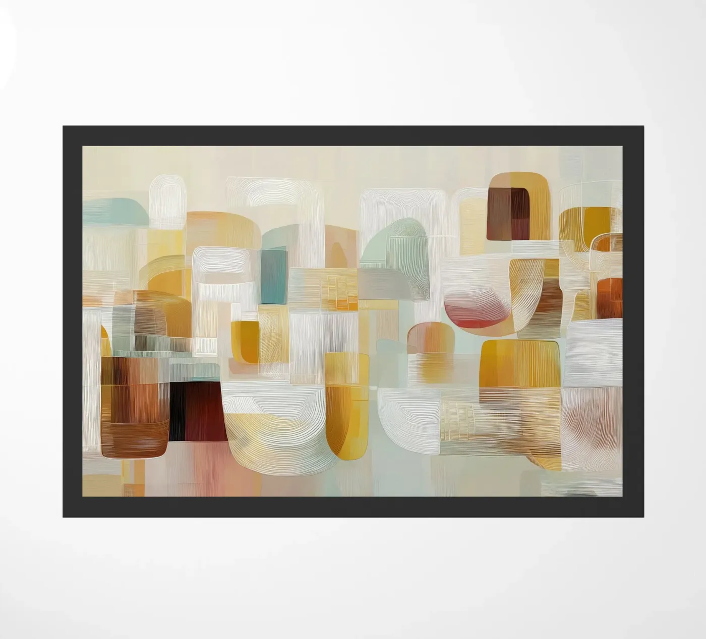 Abstract forms deurmat van Pictura