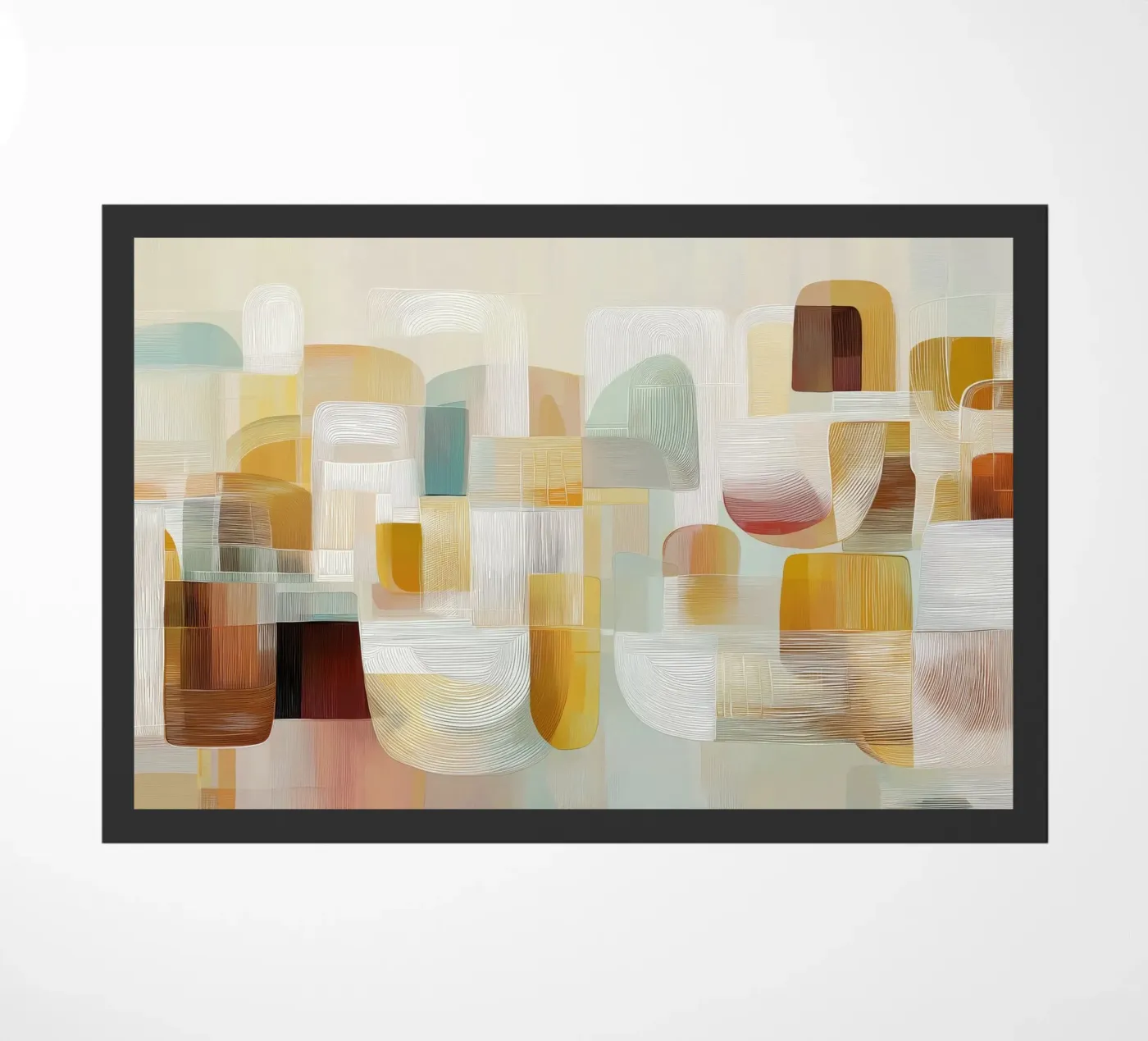 Formes abstraites paillasson de Pictura